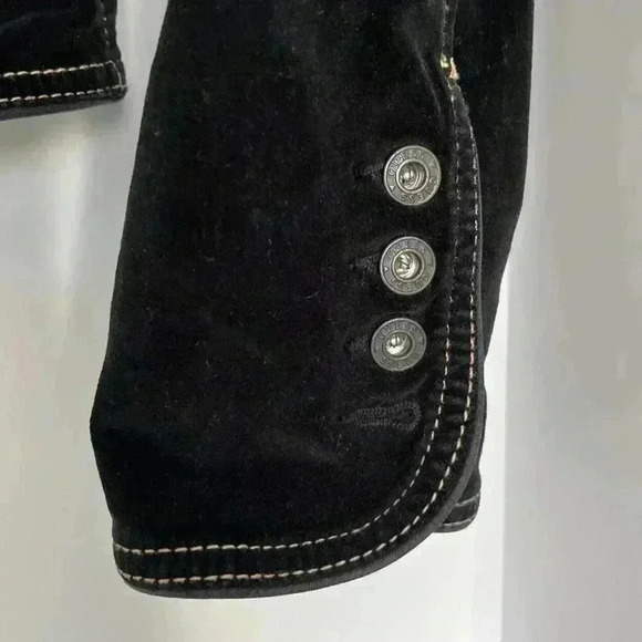 Guess Black Velvet Jacket - Picture 3 of 16